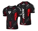 RDX Rash Guard IMMAF, Schwarz-Rot 3