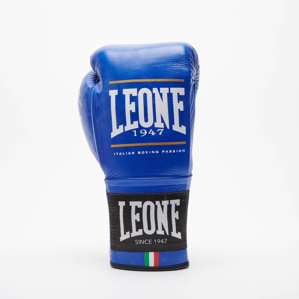 Leone Boxhandschuhe Shock Plus mit Schnürung, Blau 2