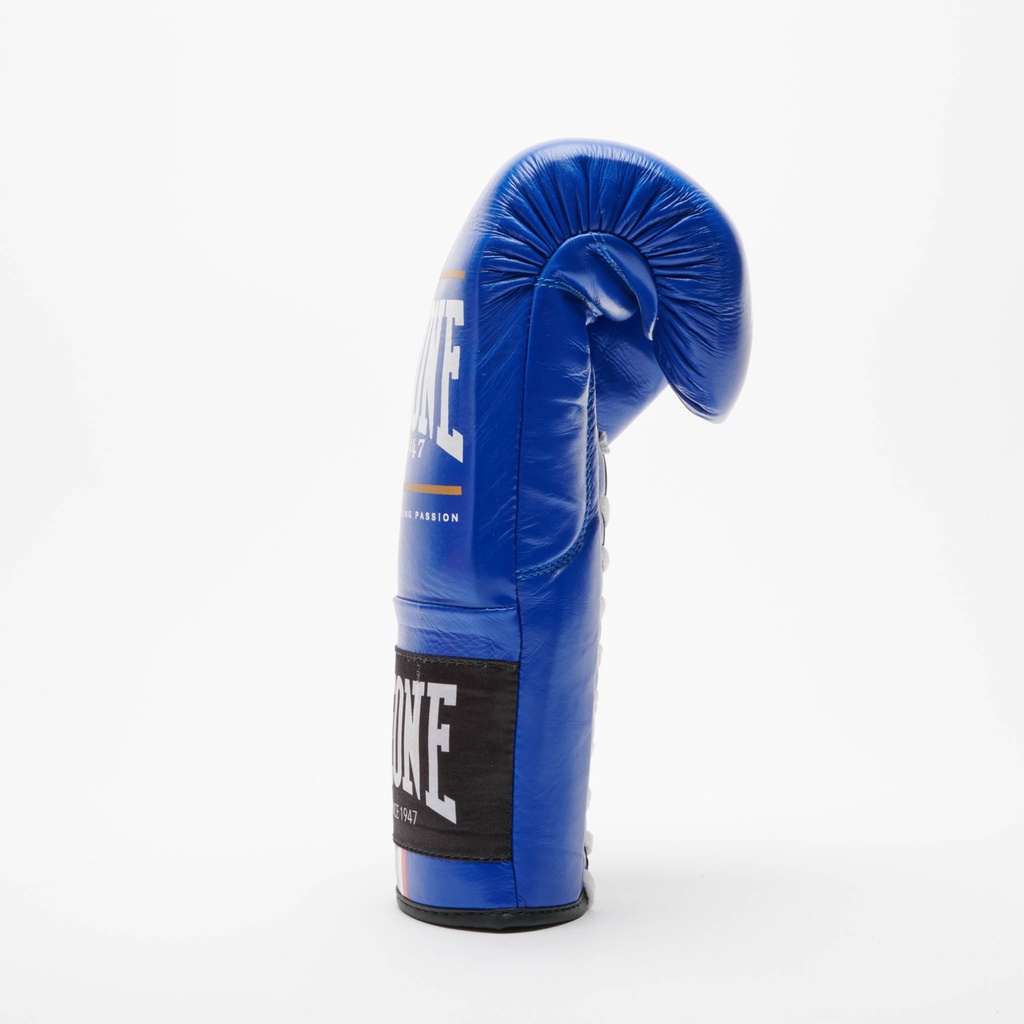 Leone Boxhandschuhe Shock Plus mit Schnürung, Blau 5