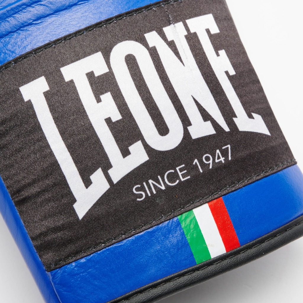 Leone Boxhandschuhe Shock Plus mit Schnürung, Blau 6