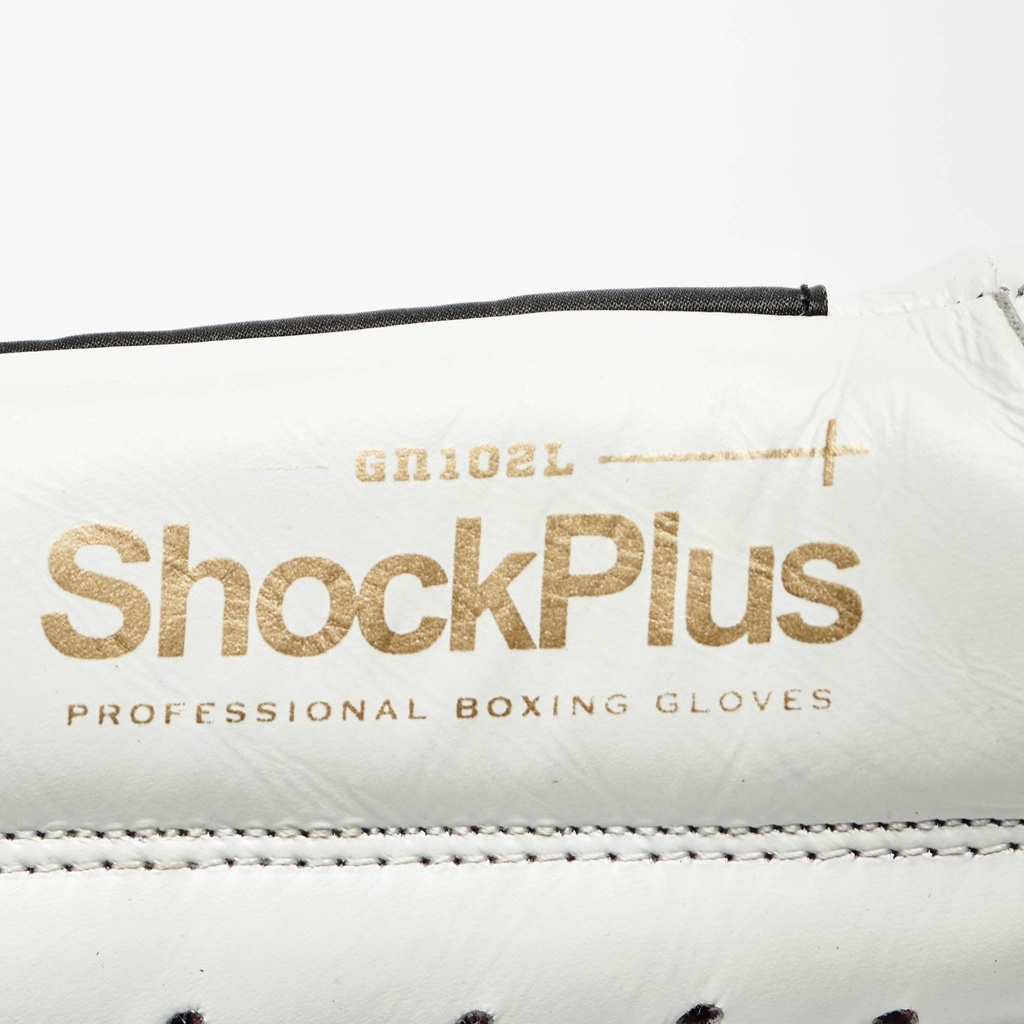 Leone Boxhandschuhe Shock Plus mit Schnürung, Weiß 6