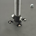 Leone Speedball Plattform, Schwarz 6