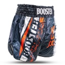 Booster Muay Thai Shorts Performance, Schwarz-Orange 2