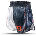 Booster Muay Thai Shorts Performance, Schwarz-Orange 3
