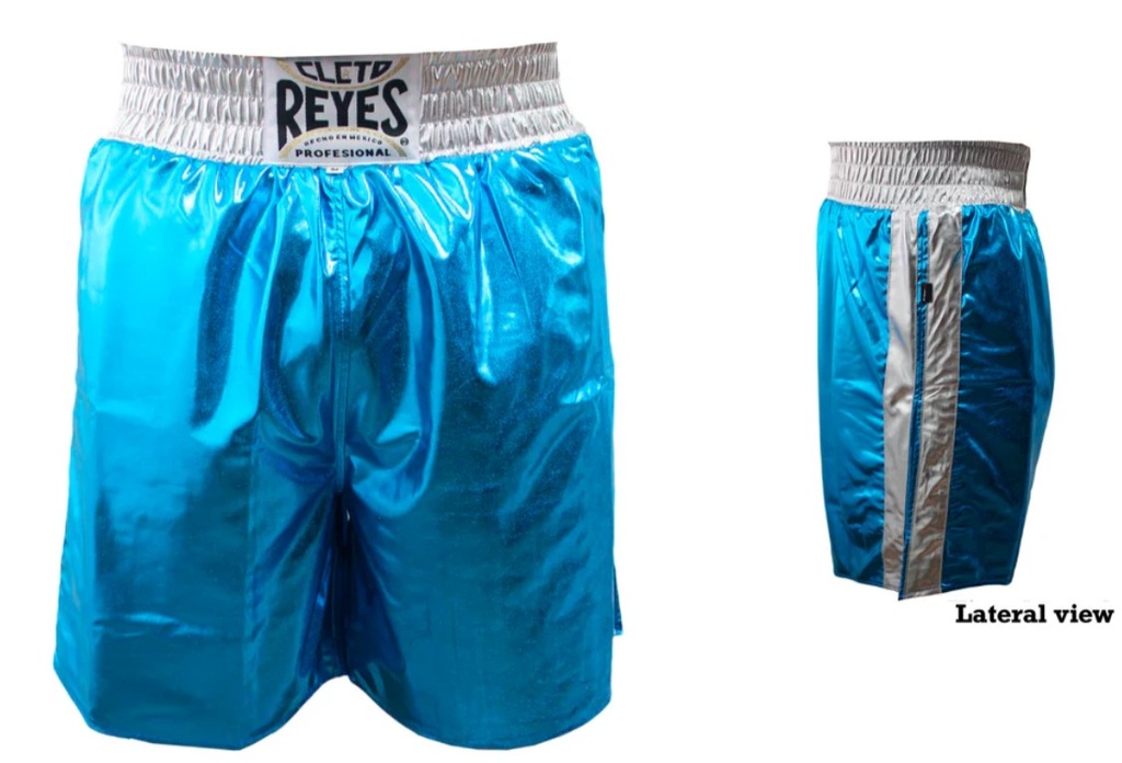 Cleto Reyes Boxhose Metallic, Blau-Weiß 2