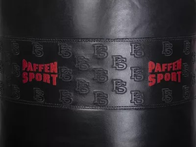 Paffen Sport Boxsack Pro Leder 150x50cm 65kg, Schwarz 2