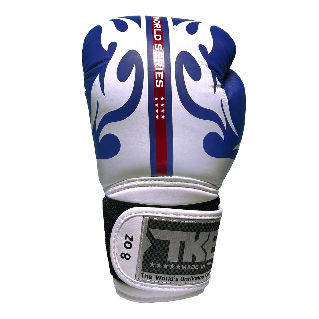 Top King Boxhandschuhe World Series, Blau-Weiß 2