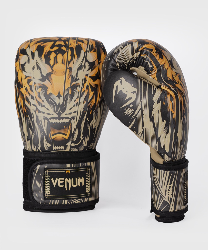 Venum Boxhandschuhe Tiger, Schwarz-Orange 3