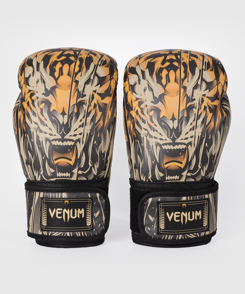Venum Boxhandschuhe Tiger, Schwarz-Orange 4