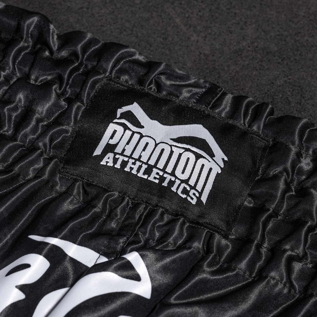 Phantom Muay Thai Shorts Sak Yant, Schwarz-Weiß 5