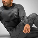 Hayabusa Compression Pants Geo, Schwarz-Grau 4