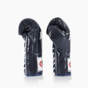 Fairtex Boxhandschuhe Pro Fight BGL6 10oz mit Schnürung , Blau 3