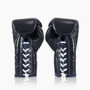 Fairtex Boxhandschuhe Pro Fight BGL6 10oz mit Schnürung , Blau 4