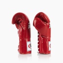 Fairtex Boxhandschuhe Pro Fight BGL6 10oz mit Schnürung, Rot 3