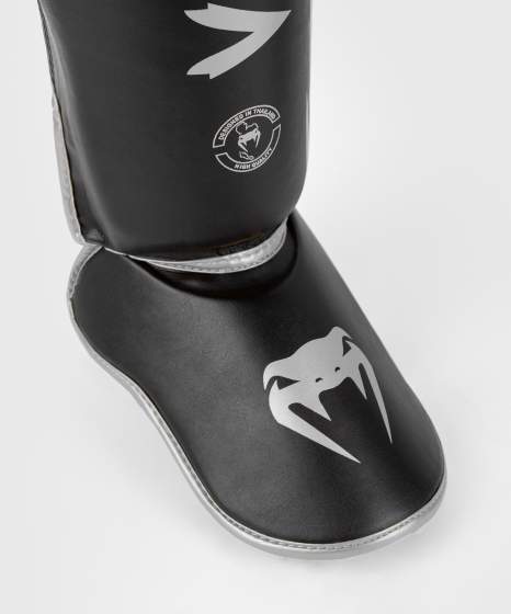 Venum Schienbeinschoner Challenger, Schwarz-Silber 3