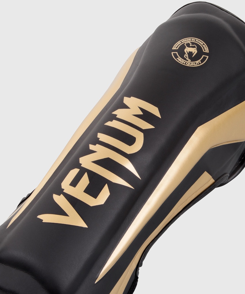 Venum Schienbeinschoner Elite, Schwarz-Gold 2