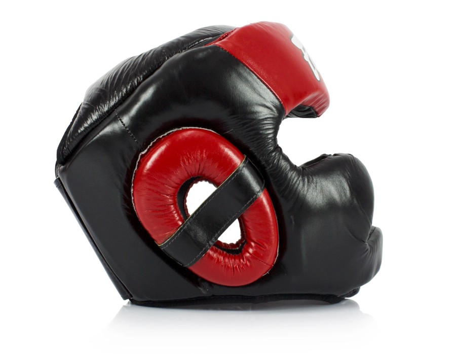 Fairtex Kopfschutz Full Coverage HG13F, Rot 2