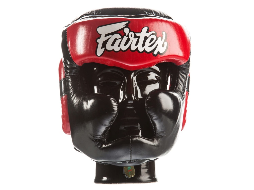 Fairtex Kopfschutz Full Coverage HG13F, Rot 5