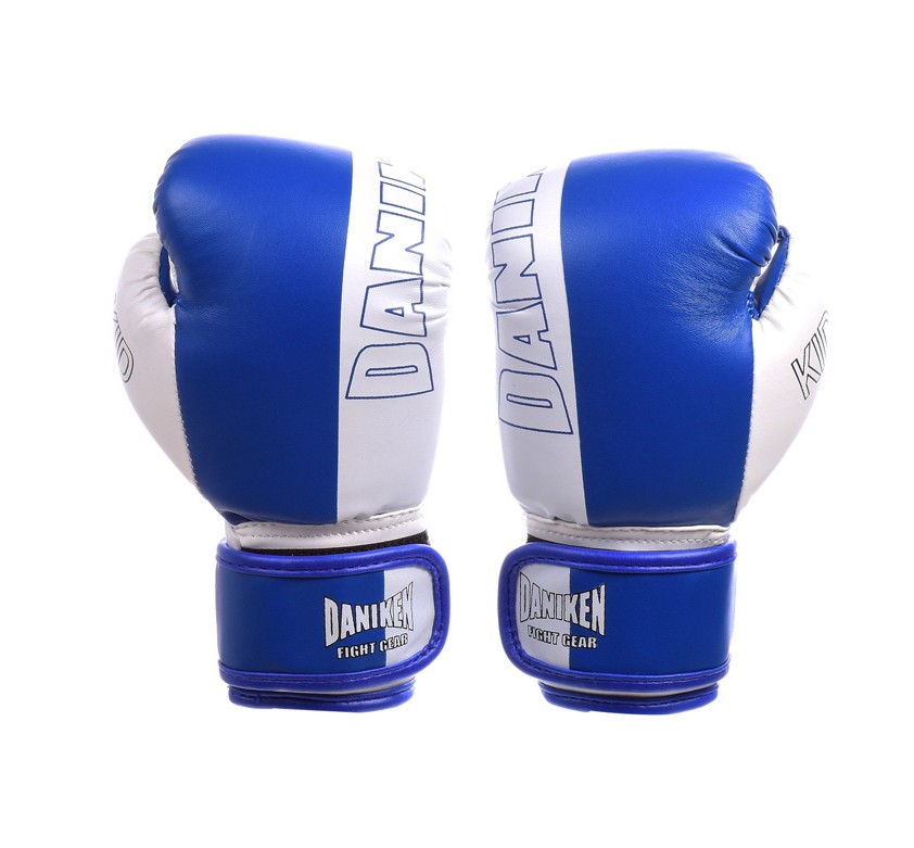 Daniken Boxhandschuhe Kid, Blau-Weiß