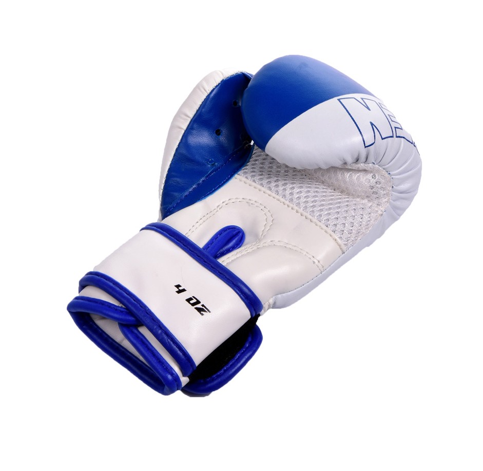 Daniken Boxhandschuhe Kid, Blau-Weiß