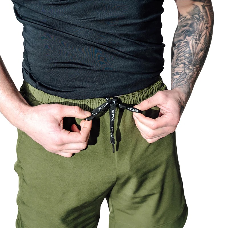 RDX Fight Shorts T15, Grün-Schwarz 2