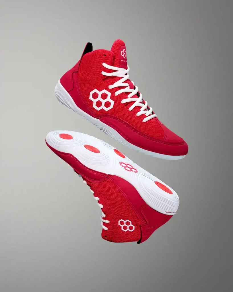 Rudis Ringerschuhe Courage Crimson, Rot 3