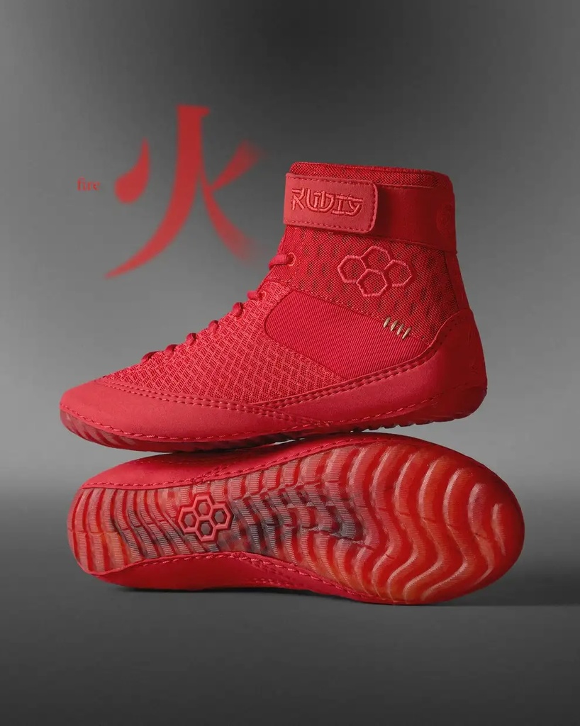 Rudis Ringerschuhe Samuray Fire, Rot 3