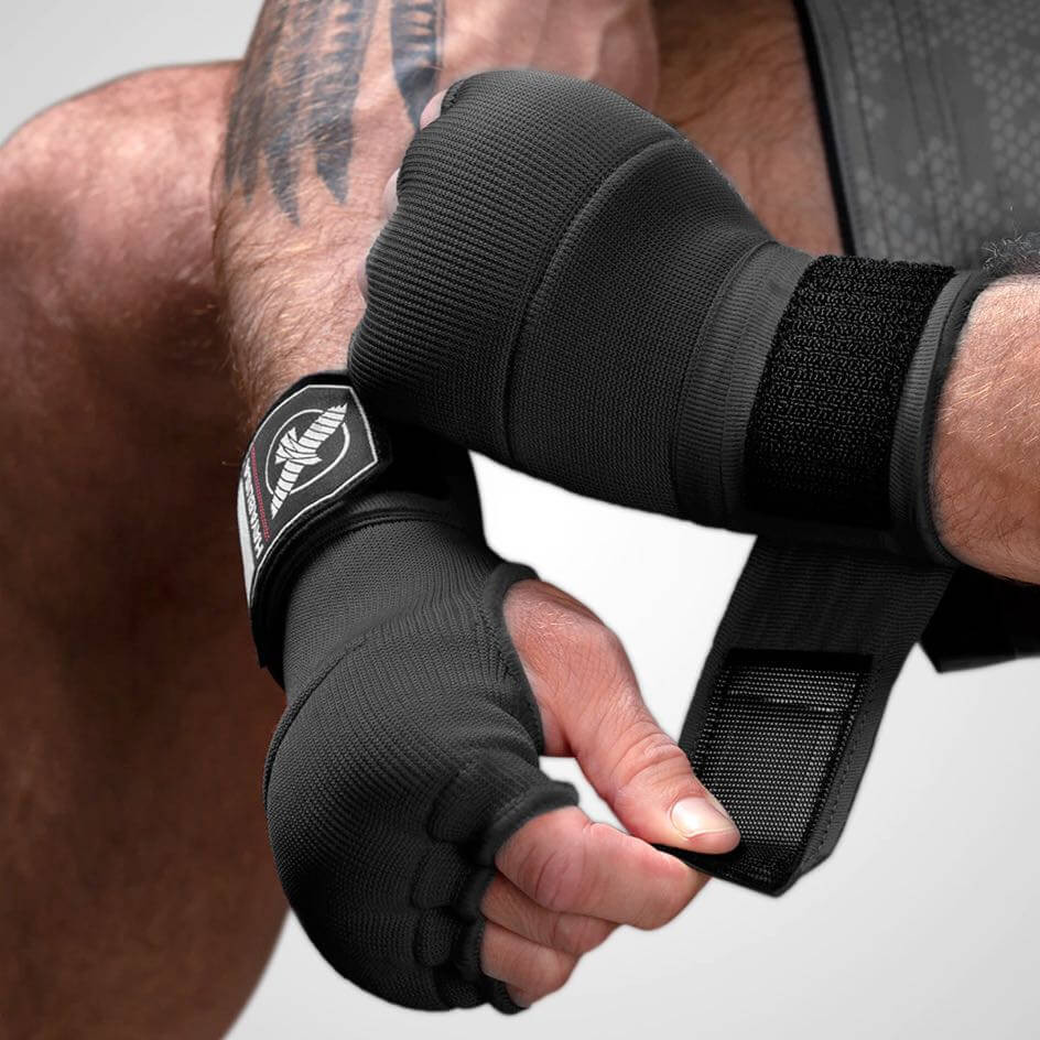 Hayabusa Innenhandschuhe Quick Gel, Schwarz 6