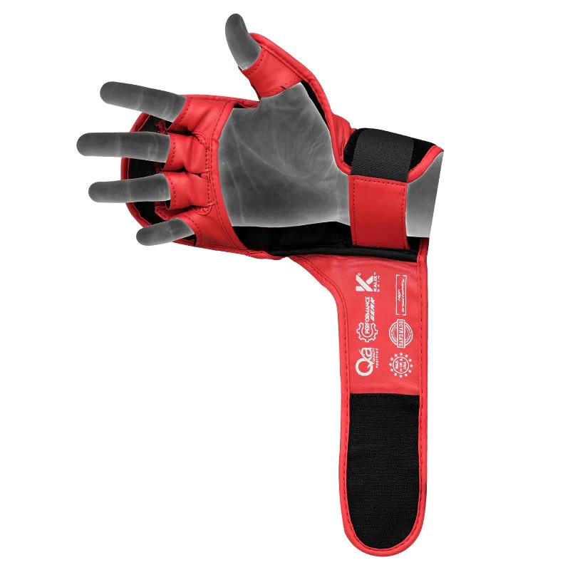 RDX MMA Handschuhe Sparring Aura Plus T17, Rot 3