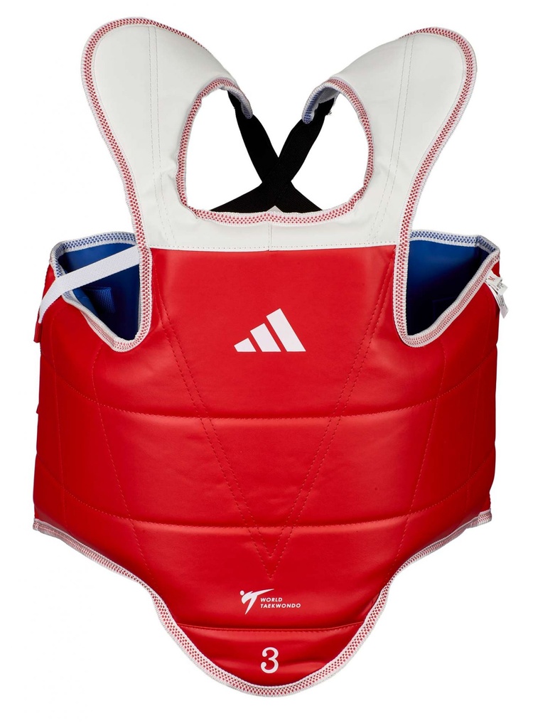 adidas Taekwondo Kampfweste, Blau-Rot 5
