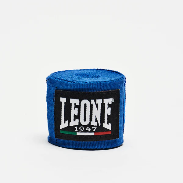 Leone Boxbandagen 3,5m Halbelastisch, Blau 4