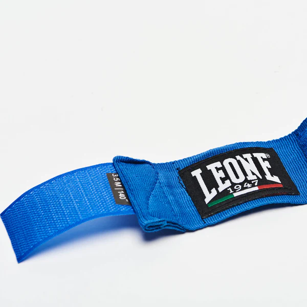 Leone Boxbandagen 4,5m Halbelastisch, Blau 2