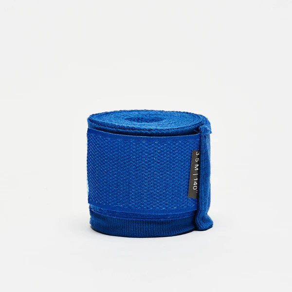 Leone Boxbandagen 4,5m Halbelastisch, Blau 5