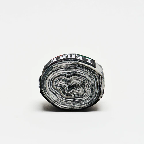 Leone Boxbandagen 3,5m Halbelastisch, Camo-Grau