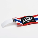 Leone Boxbandagen 3,5m Halbelastisch, Rot-Weiss-Blau 2