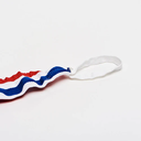 Leone Boxbandagen 3,5m Halbelastisch, Rot-Weiss-Blau