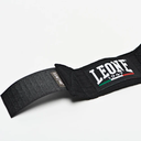 Leone Boxbandagen 3,5m Halbelastisch, Schwarz