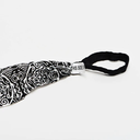 Leone Boxbandagen 3,5m Halbelastisch, Schwarz-Weiß