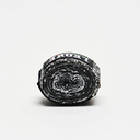 Leone Boxbandagen 3,5m Halbelastisch, Schwarz-Weiß