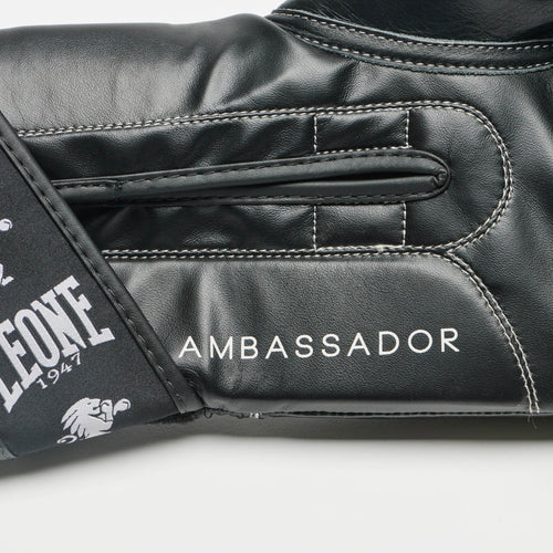 Leone Boxhandschuhe Ambassador, Schwarz