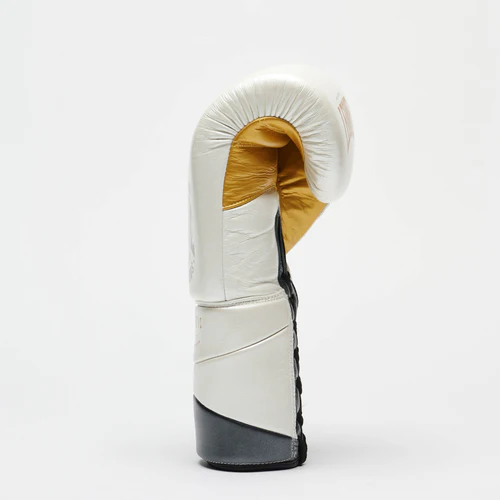 Leone Boxhandschuhe Authentic 2 mit Schnürung, Weiß