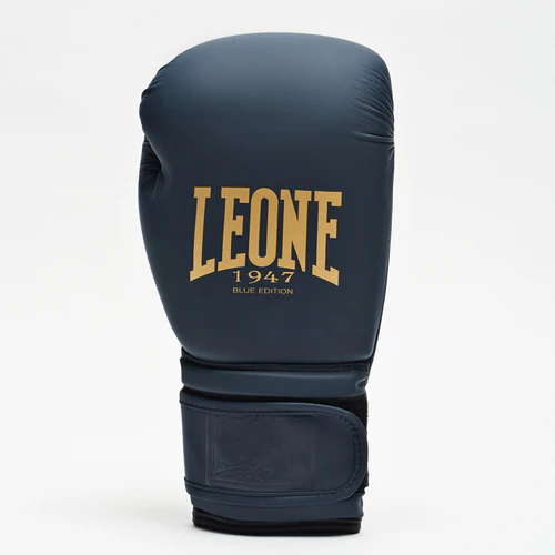 Leone Boxhandschuhe Edition, Blau-Gold 2