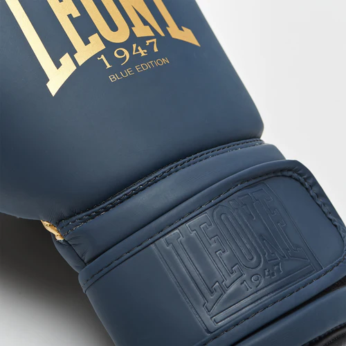 Leone Boxhandschuhe Edition, Blau-Gold 5