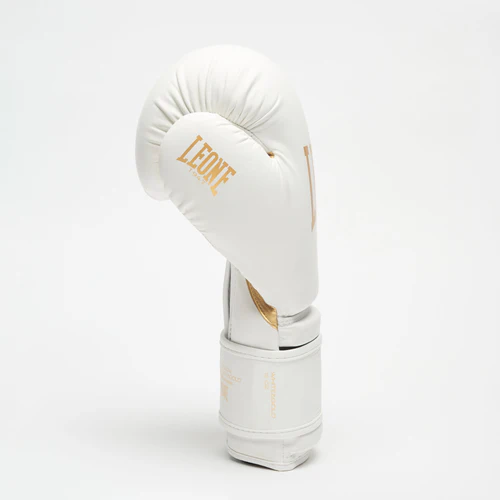 Leone Boxhandschuhe Edition, Weiß-Gold 3