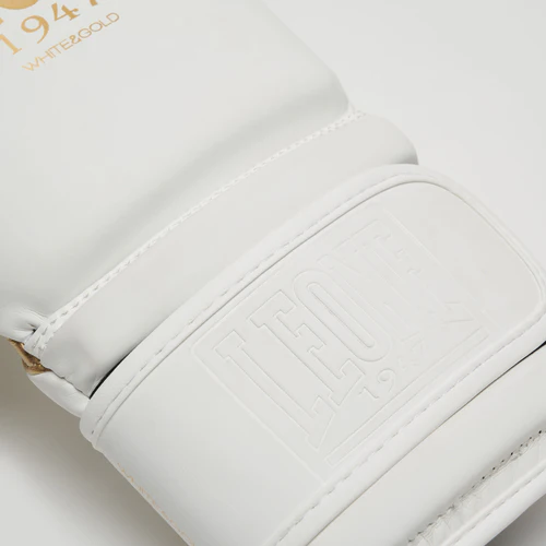 Leone Boxhandschuhe Edition, Weiß-Gold