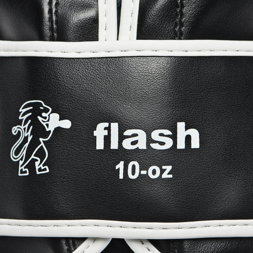 Leone Boxhandschuhe Flash, Schwarz-Weiß 6