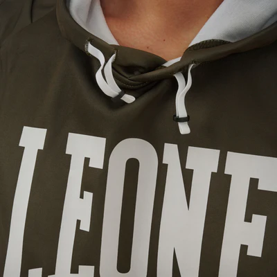 Leone Hoodie Logo Ärmellos, Grün