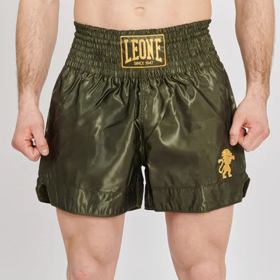 Leone Muay Thai Shorts Basic, Grün