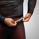 Hayabusa Compression Pants Geo, Schwarz-Rot 6