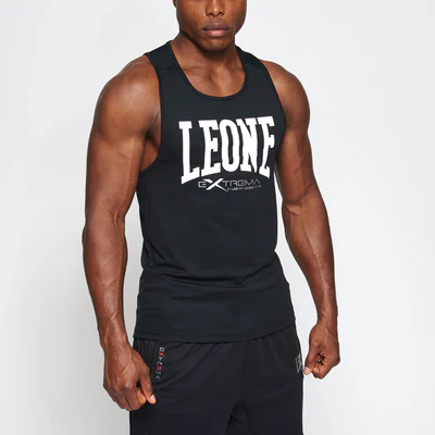 Leone Tank Top Logo, Schwarz